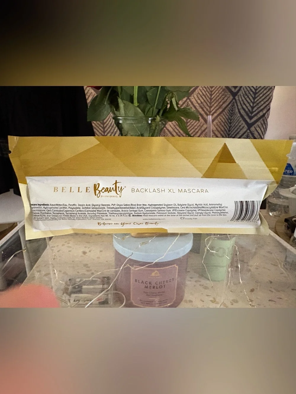 Belle Beauty By Kim Gravel BackLash XL Mascara,Full Size Sealed in Package